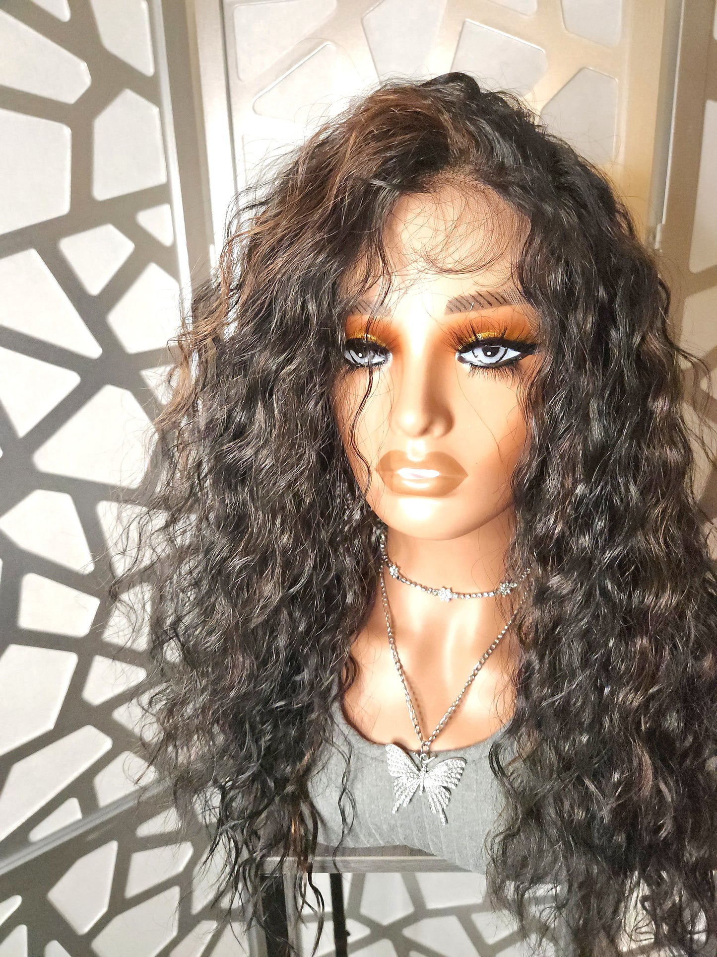 Wavy Lace Front Wig Curly Wig Dark Burgundy 99J Free Parting 13x6 Human Hair Blend Daily Wear Hair Loss Glueless Wig Heat Safe